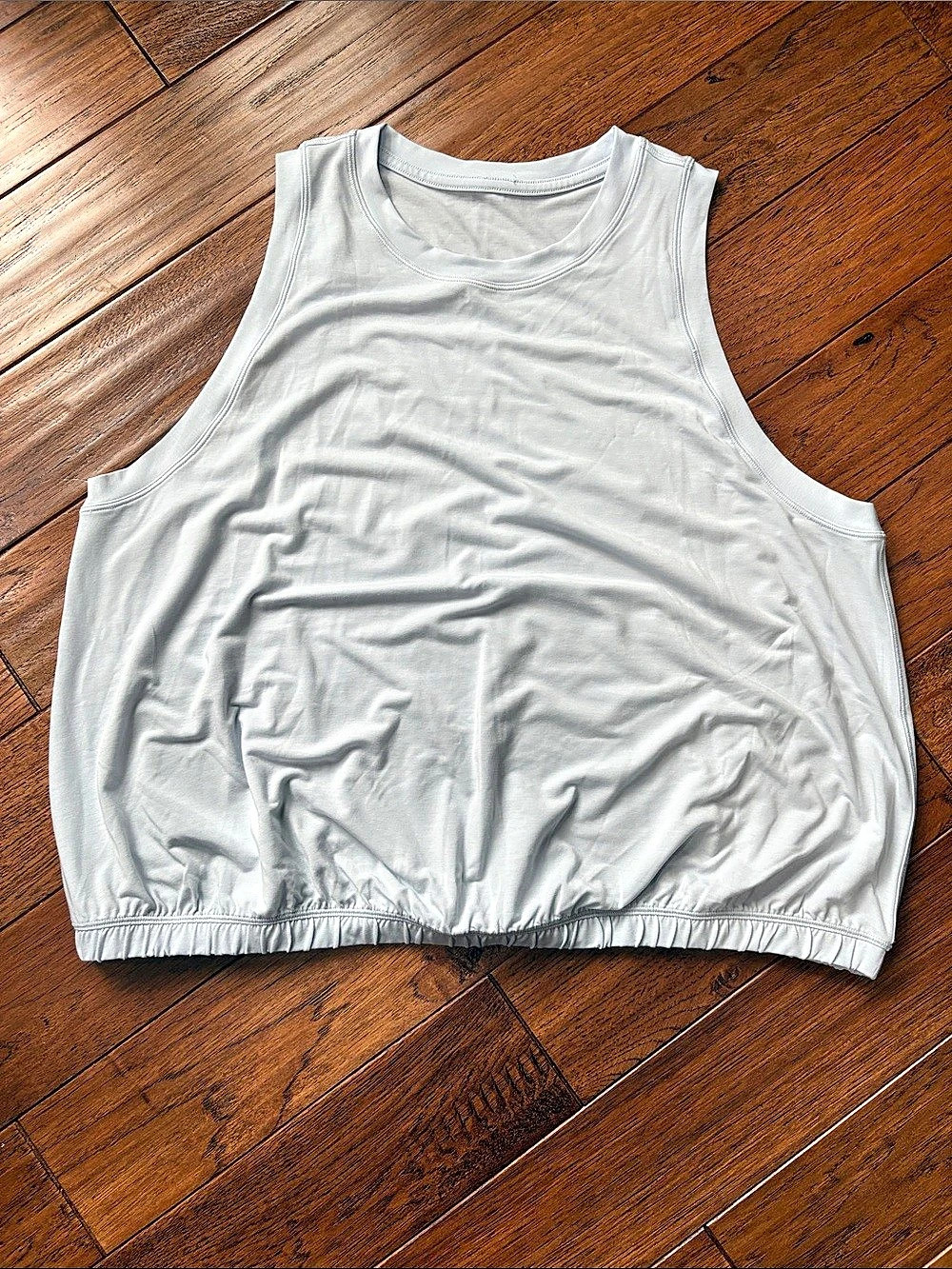 lululemon elastic hem Tank starch blue
